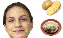 Effet étonnant du masque facial de pomme de terre crue