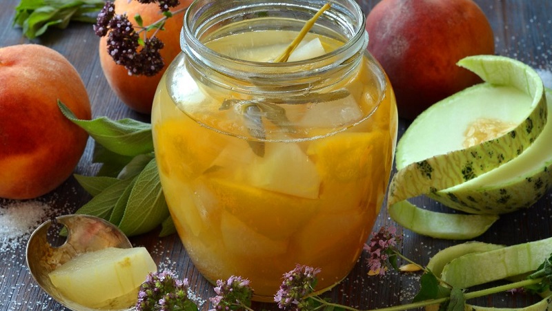 Compote de melon délicieuse, aromatique et saine: cuisinez vous-même selon les meilleures recettes