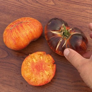 Des fruits bicolores fascinants au goût incroyable: la tomate Alice's Dream