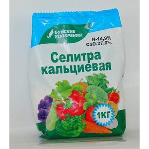 Un outil économique qui permet aux jardiniers expérimentés de traiter les tomates: le nitrate de calcium pour la pourriture grise