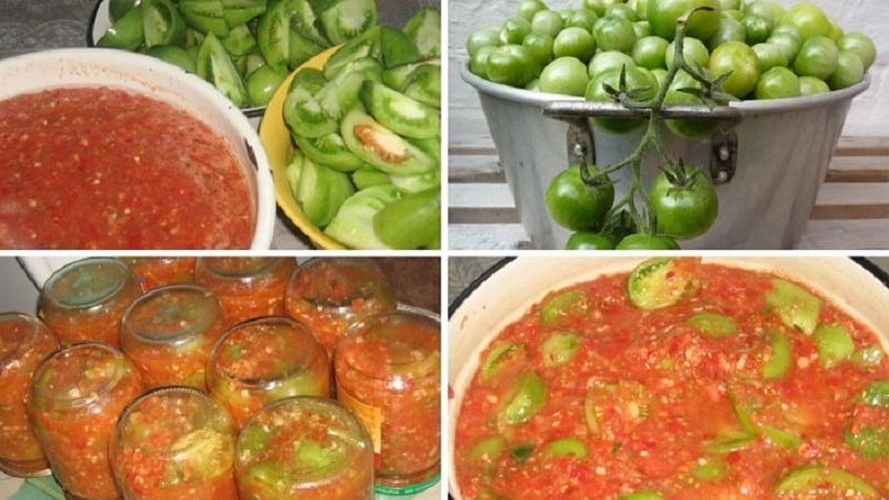 Recettes simples et délicieuses pour les tomates vertes marinées: comment les cuire et les rouler correctement pour l'hiver
