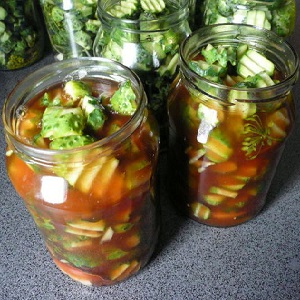 Comment cuisiner délicieusement des concombres marinés pour l'hiver dans du jus de tomate: les meilleures recettes