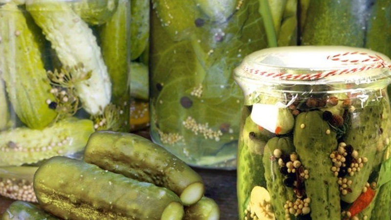 Comment préparer de délicieux cornichons à la moutarde pour l'hiver