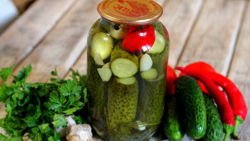 Recettes pour préparer les concombres les plus délicieux sans vinaigre pour l'hiver