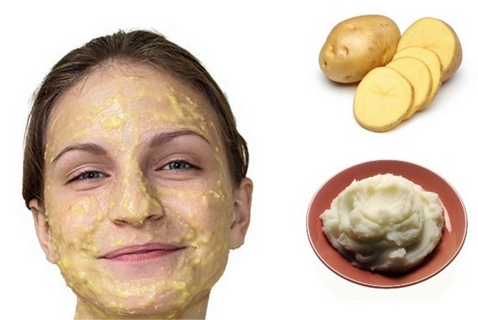 Effet étonnant du masque facial de pomme de terre crue
