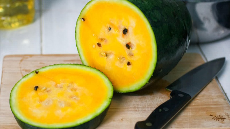 Description et caractéristiques des pastèques jaunes