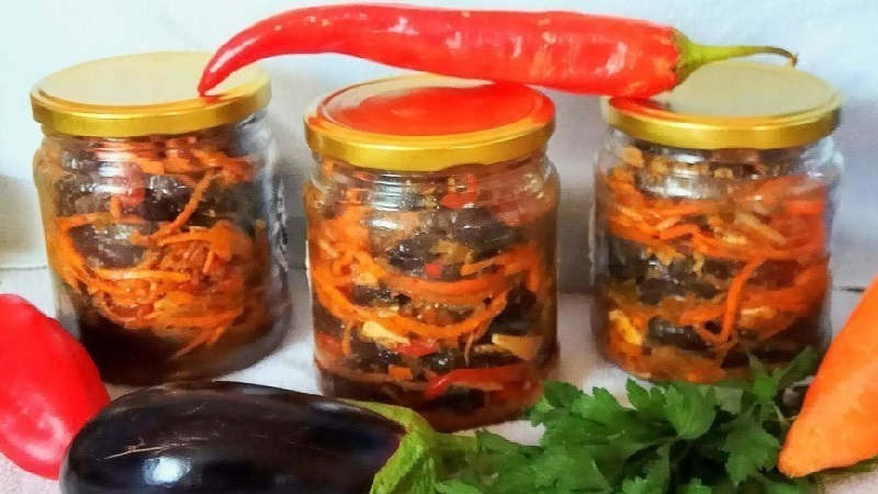 Les recettes les plus délicieuses pour saler l'aubergine pour l'hiver dans des pots de ménagères expérimentées