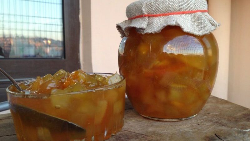 Recettes délicieuses et simples de confiture de melon et de pomme