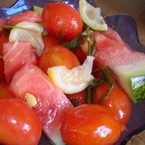 Recettes simples et rapides pour l'hiver: pastèques marinées en pots de 3 litres