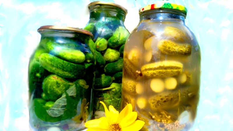 Concombres croustillants en pots pour l'hiver: assaisonner avec du sel chaud