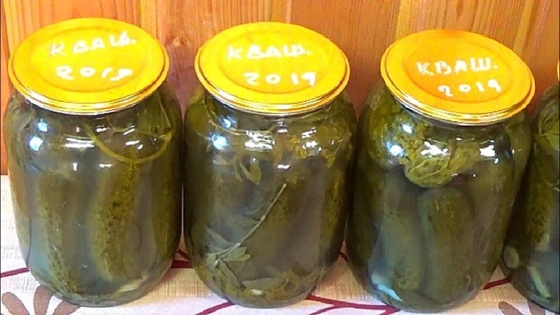 De délicieuses recettes pour l'hiver: concombres marinés croustillants en pots sans stérilisation