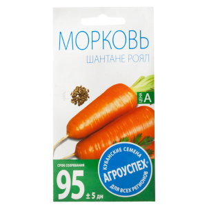 Douce variété de carottes Shantane Royal couleur orange vif