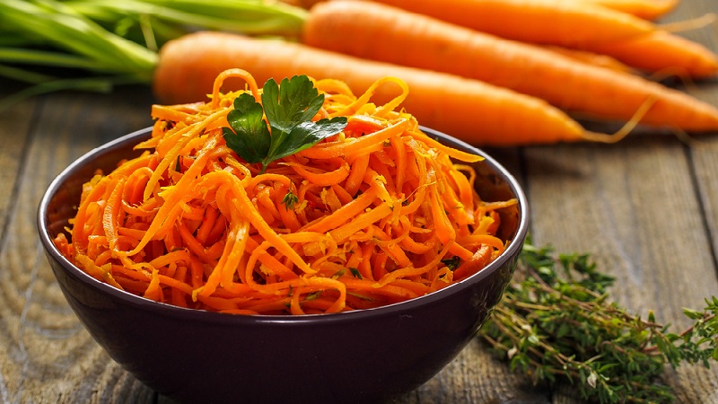 Quelle est la teneur en calories des carottes en coréen et est-il possible de la manger en perdant du poids