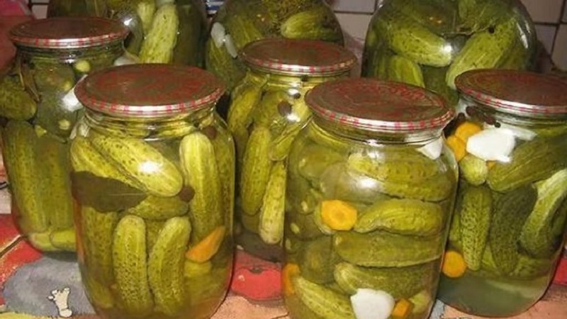 Caractéristiques du marinage de gros concombres