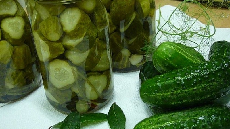 Caractéristiques du marinage de gros concombres