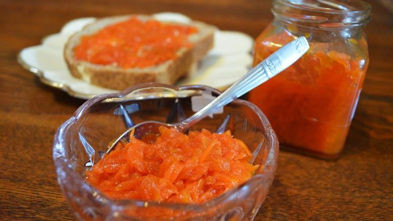 Comment cuisiner une confiture de carottes savoureuse et saine: les meilleures recettes