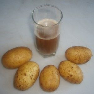 Traitement de l'estomac avec du jus de pomme de terre