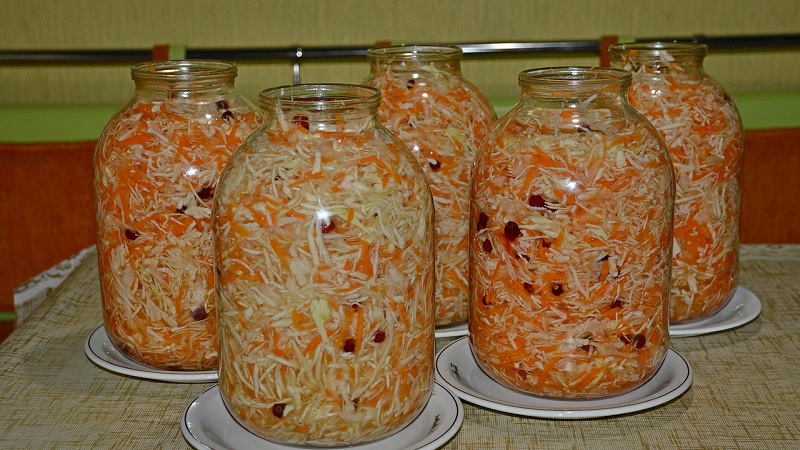 Recettes pour une délicieuse choucroute en pots de 3 litres pour l'hiver et recommandations pour conserver les collations