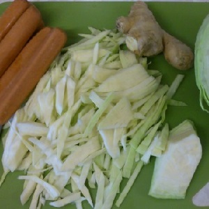 Comme c'est délicieux et facile à cuisiner la choucroute au gingembre