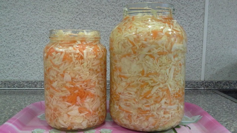 Comment préparer le chou à l'aspirine pour l'hiver dans un pot de 3 litres savoureux et simple