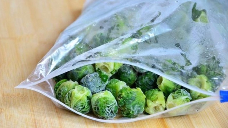 Sous quelle forme et comment bien congeler les choux de Bruxelles pour l'hiver au congélateur