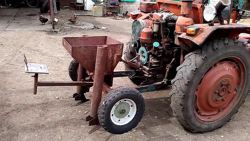 Comment faire un planteur de pommes de terre pour un mini tracteur de vos propres mains