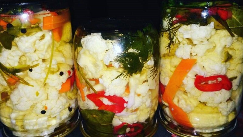 Chou-fleur pour l'hiver - vous vous lècherez les doigts (recettes de marinage et de salage)