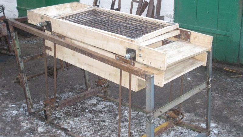 Appareil pour trier les pommes de terre et comment le faire soi-même