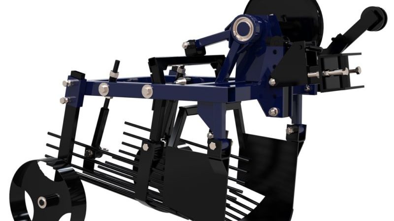 Types de pelleteuses de pommes de terre pour un mini-tracteur, principe de fonctionnement et critères de sélection
